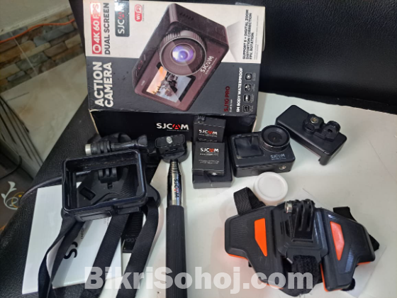 SJcam SJ10 Pro Dual Screen Action Camera (4K 60FPS, WiFi)